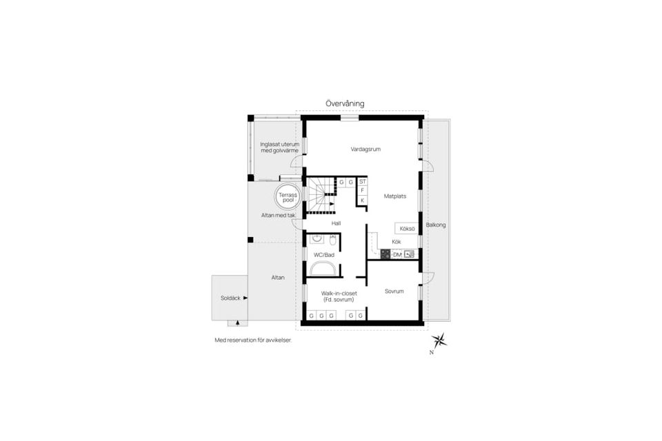 Villa, Takläggarvägen 19, Furuvik, Lycksele