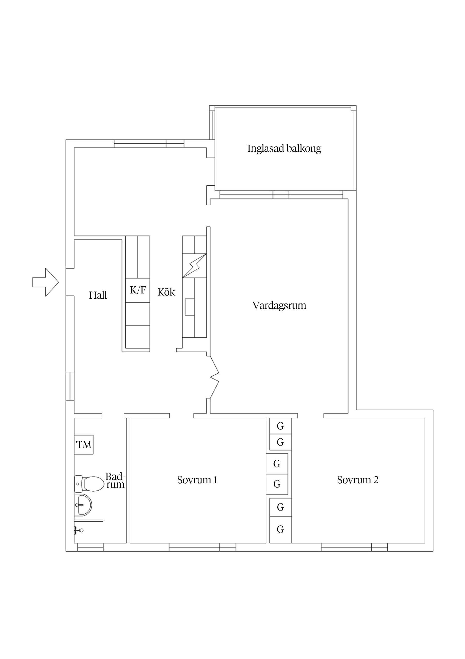 Bostadsrätt, Klippgatan 11, Sundsvall