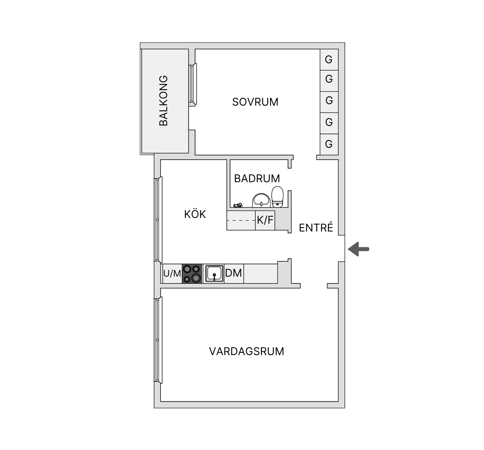Bostadsrätt, Balladgatan 47, Högaholm, Malmö