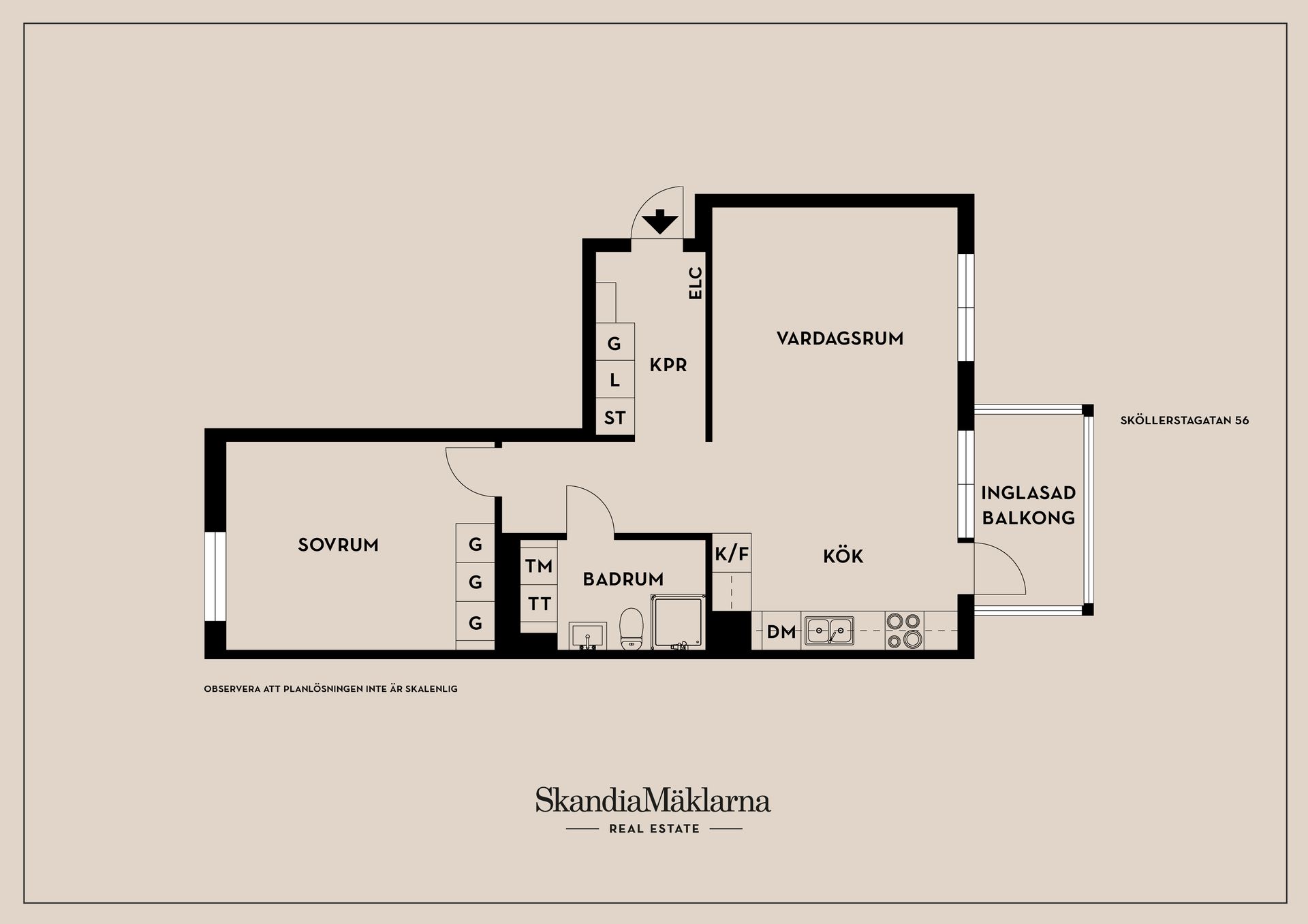 Bostadsrätt, Sköllerstagatan 56, Rågsved, Stockholm