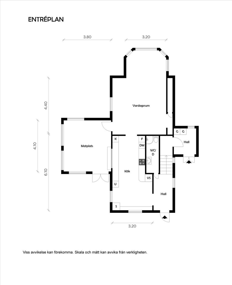 Villa, Övre Krokklevsvägen 1, Stale, Munkedal