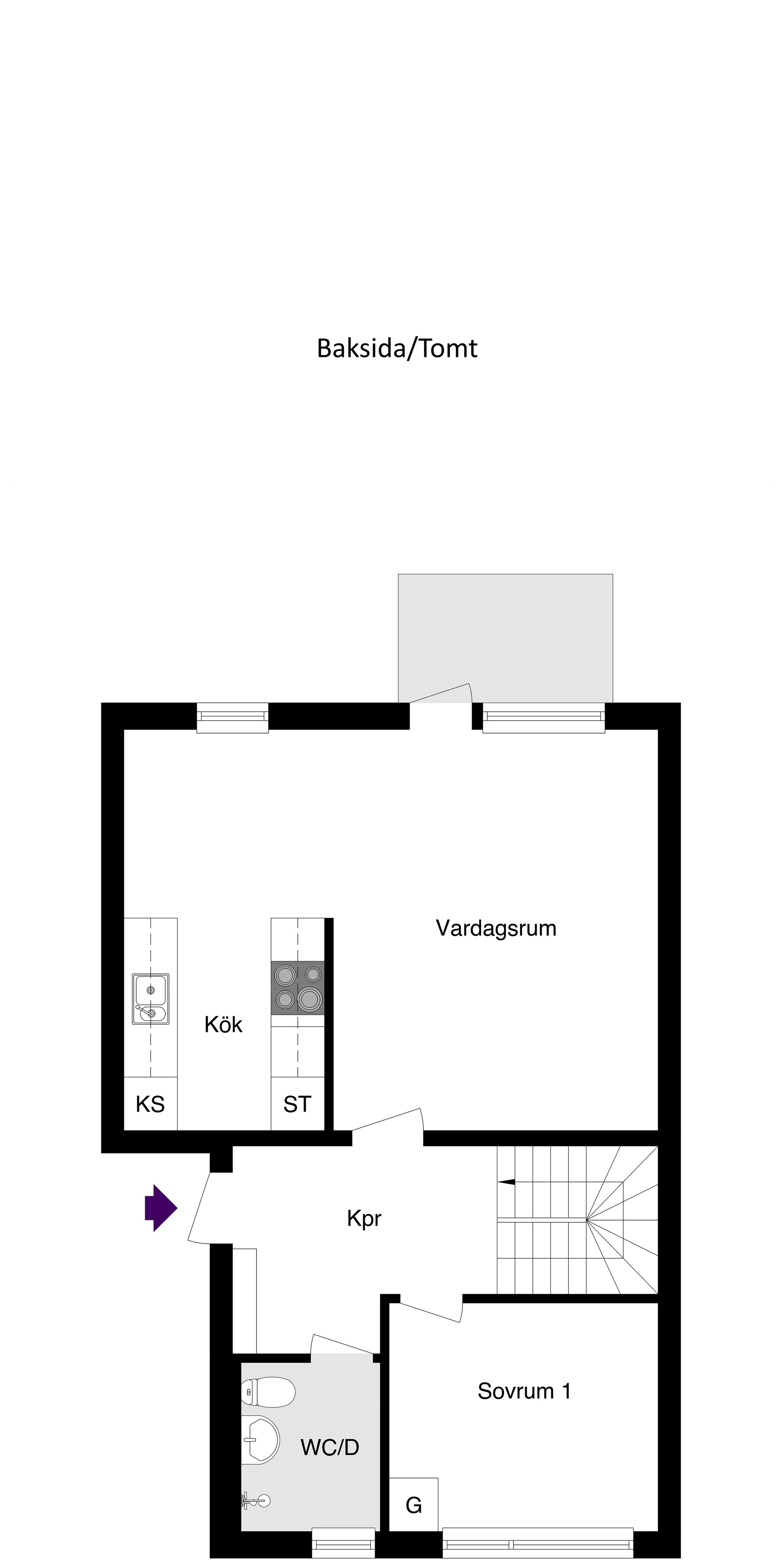 Bostadsrätt, Hägervägen 21, Enskede - Tallkrogen, Stockholm