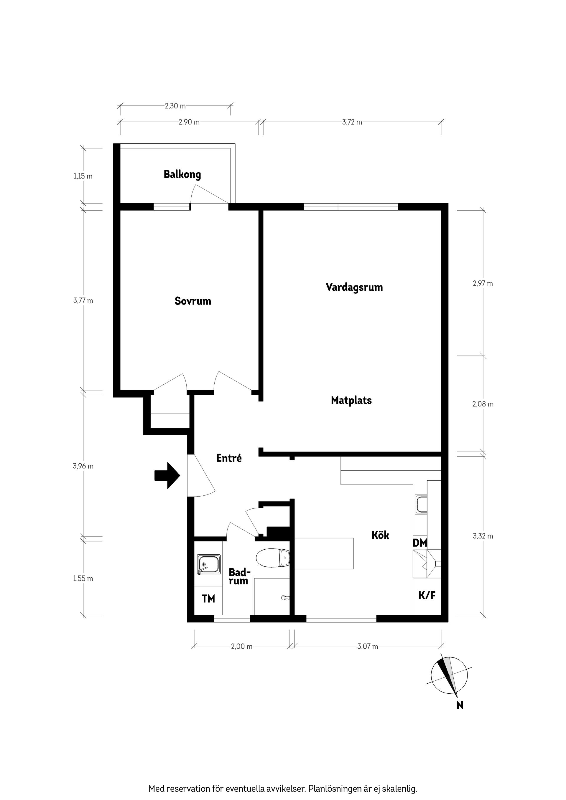 Bostadsrätt, Lydinghielmsgatan 1C, Munkebäck, Göteborg