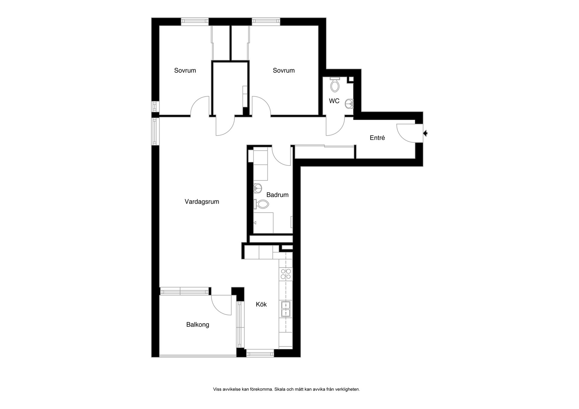 Bostadsrätt, Bures gata 25, Hyllie, Malmö
