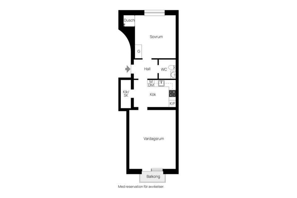 Bostadsrätt, Stockholmsvägen 7D, Norr, Norrköping