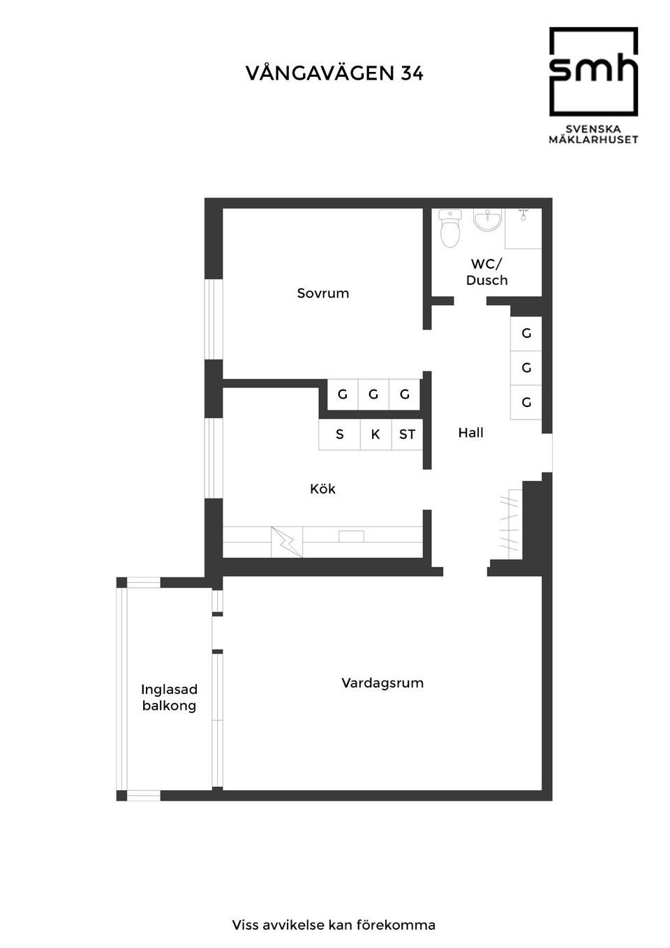 Bostadsrätt, Vångavägen 34, Eslöv