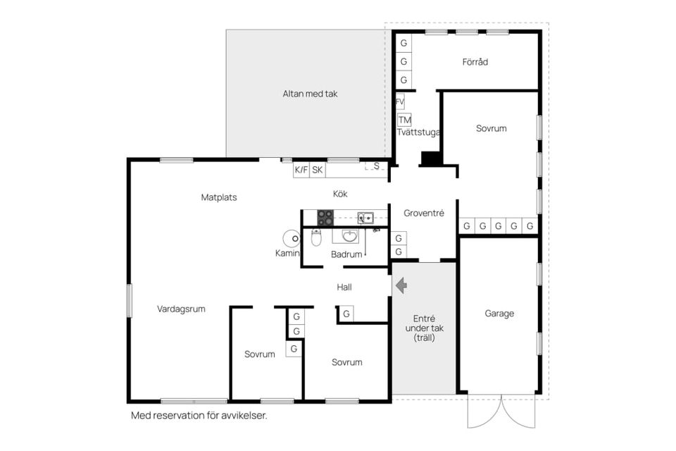 Villa, Bäckmyrvägen 17, Norrmalm, Lycksele