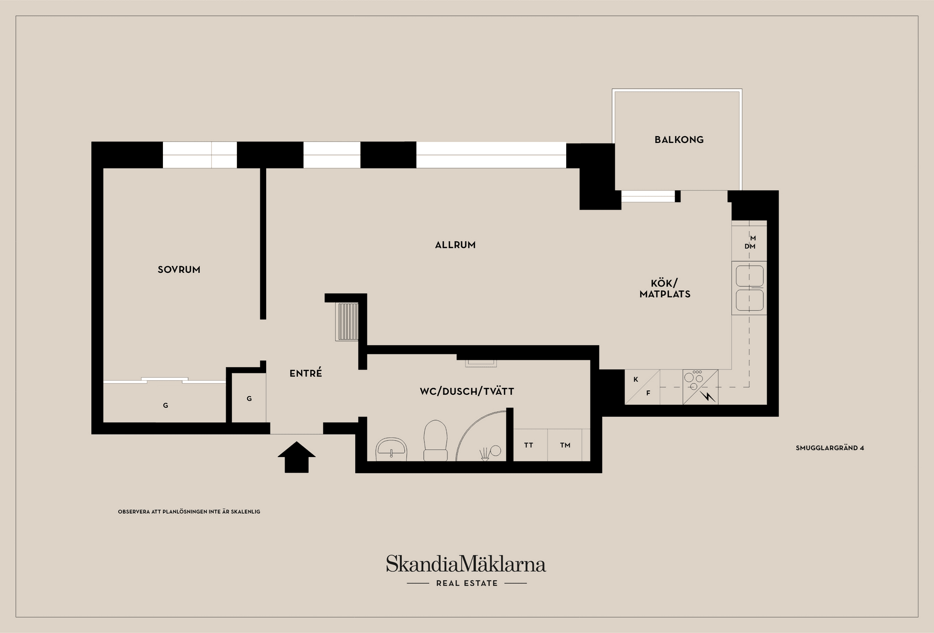 Bostadsrätt, Smugglargränd 4, Oceanhamnen, Helsingborg, Helsingborg