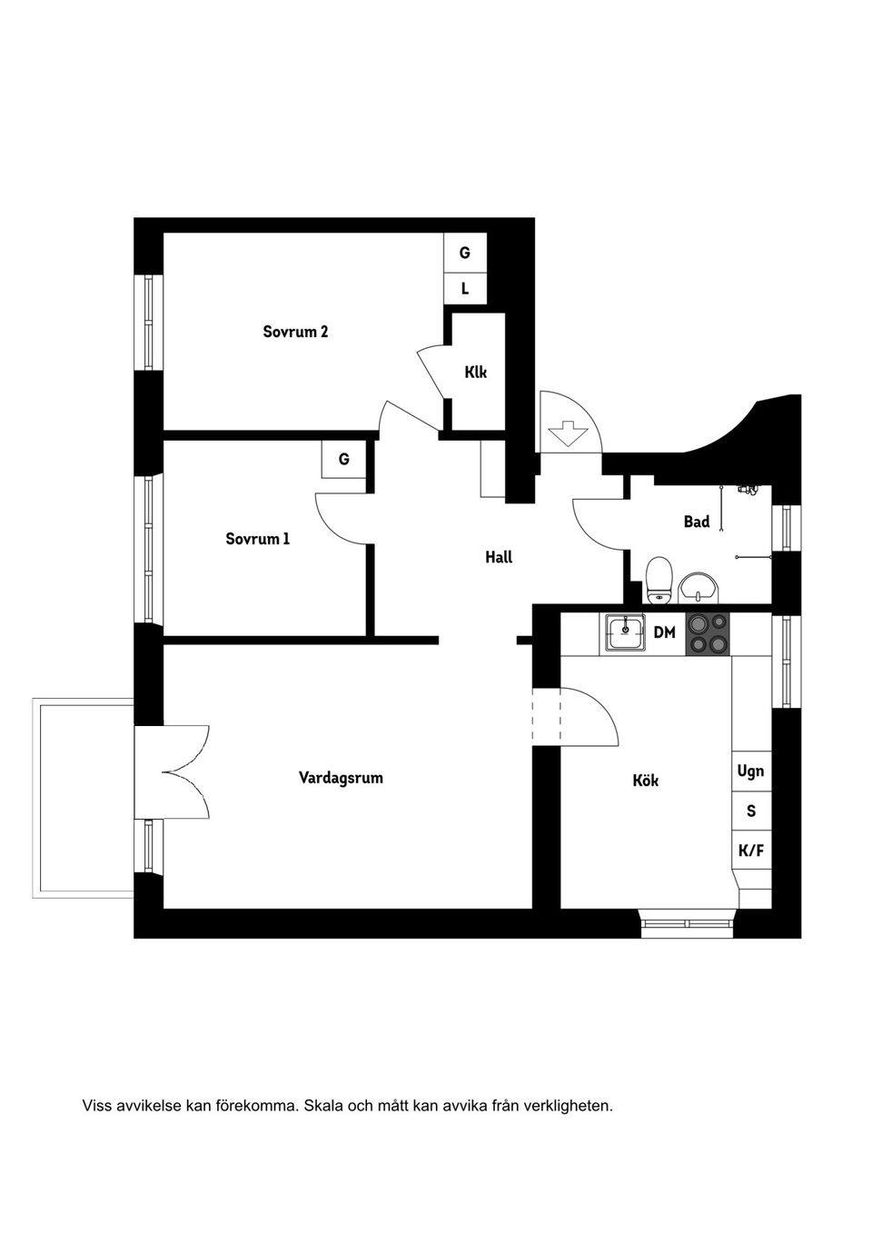Bostadsrätt, Tunnlandsvägen 73, vån 2, Bromma - Åkeslund, Stockholm