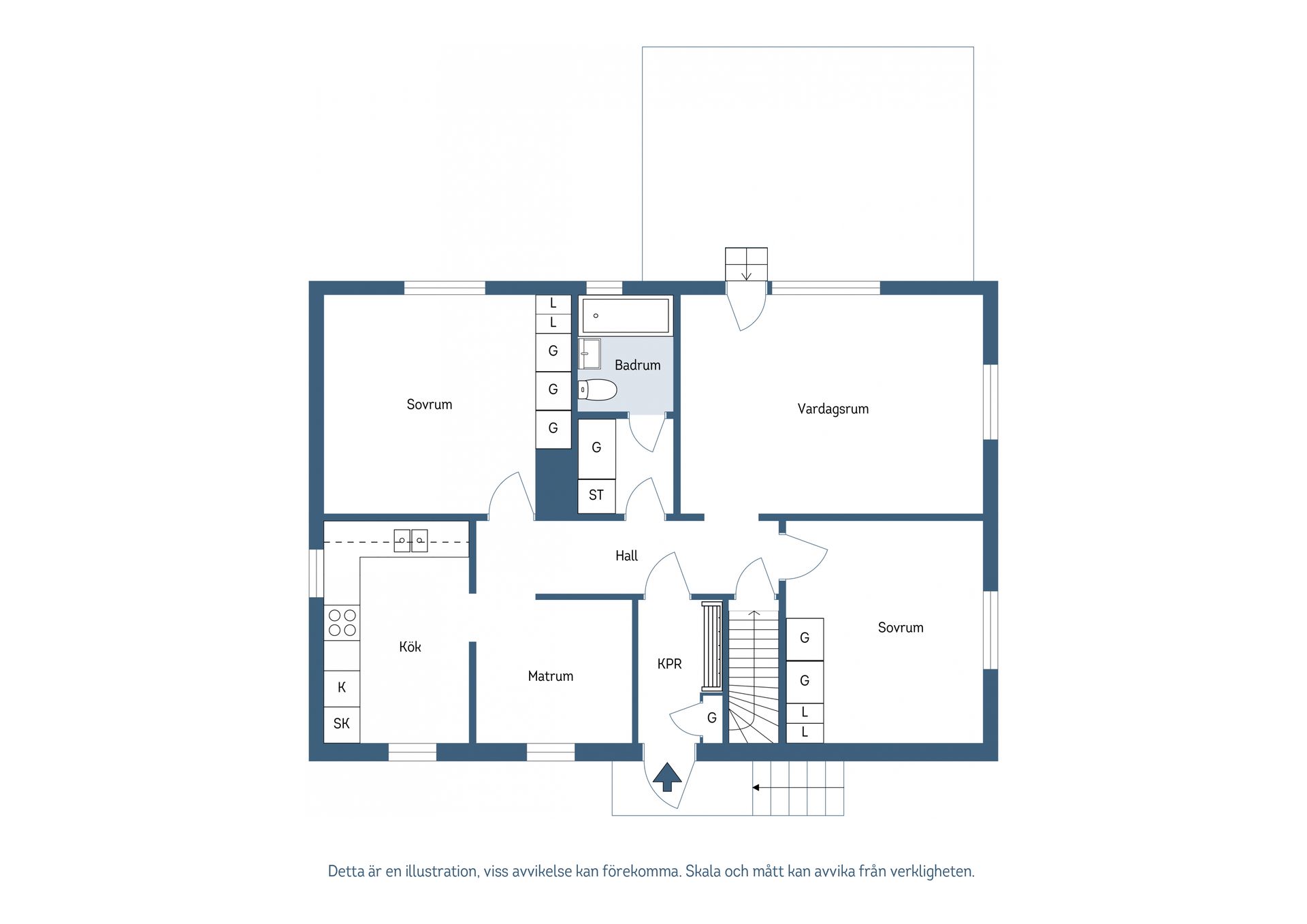 Villa, J A Perssonsgatan 10, Tidaholm