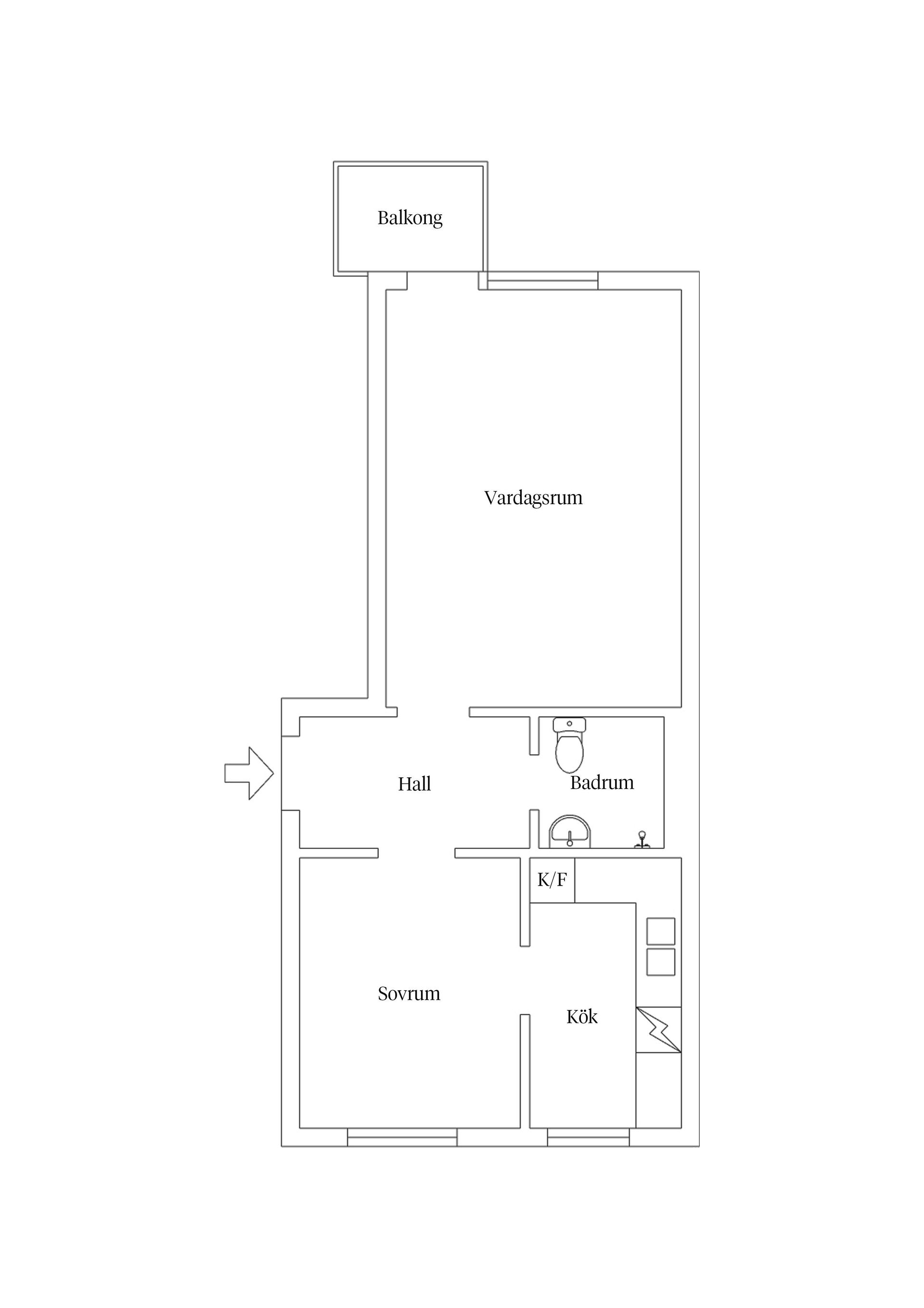 Bostadsrätt, Frodegatan 16A, Fålhagen, Uppsala