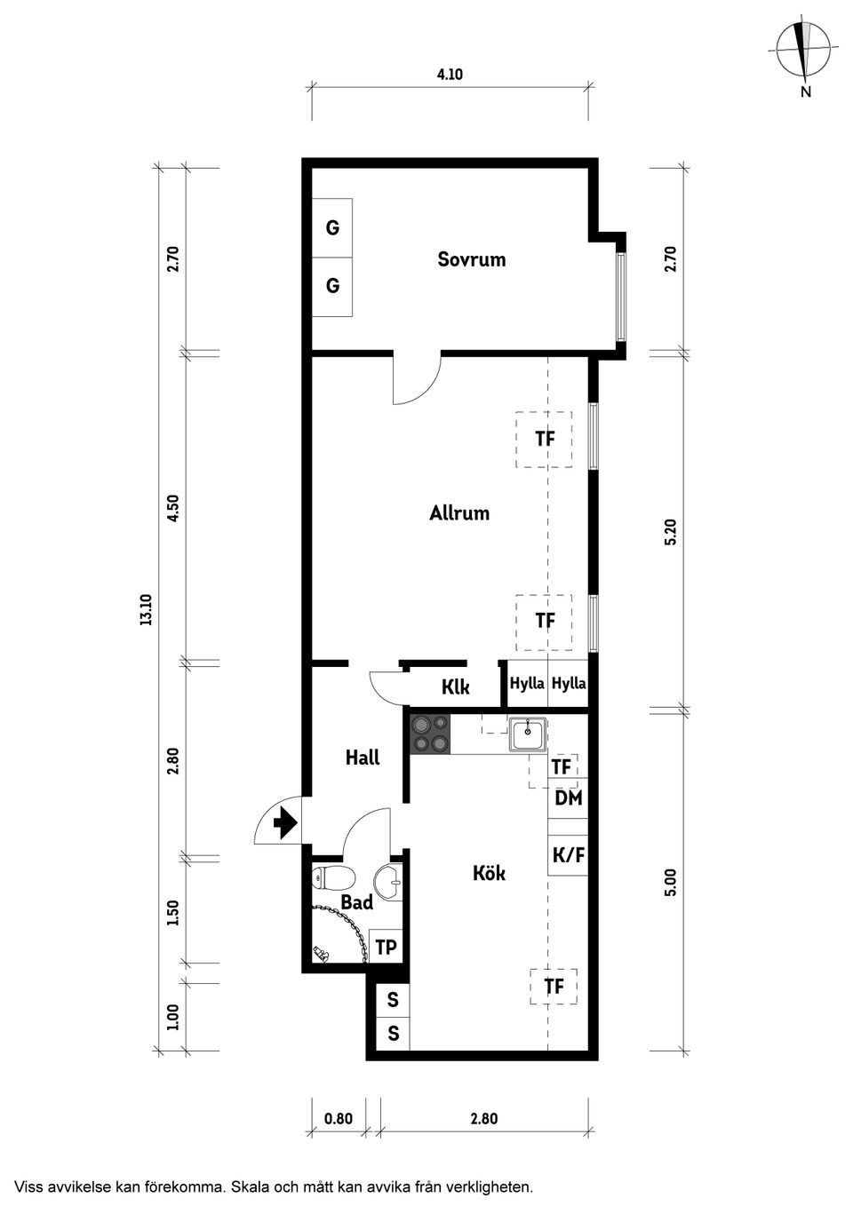 Bostadsrätt, Järnvägsgatan 3B, Centralt, Klippan