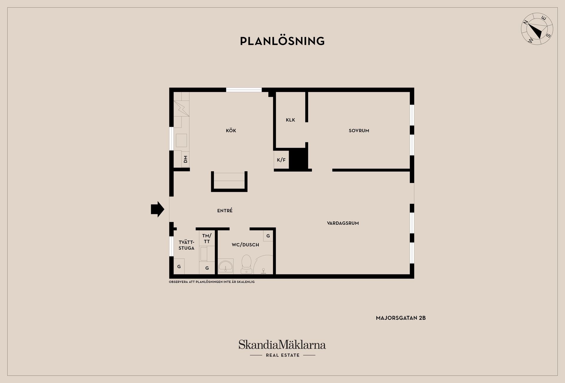 Radhus, Majorsgatan 2B, Centralt, Höör