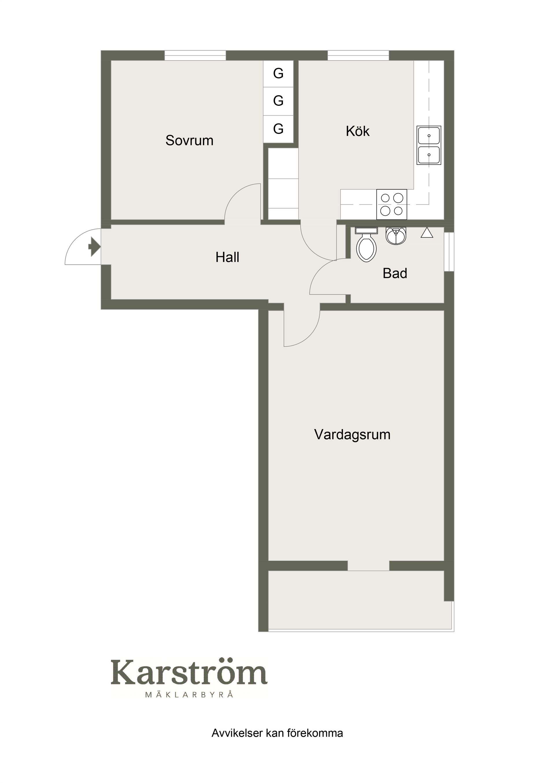 Bostadsrätt, Harmonigatan 7C, Skönsmon, Sundsvall