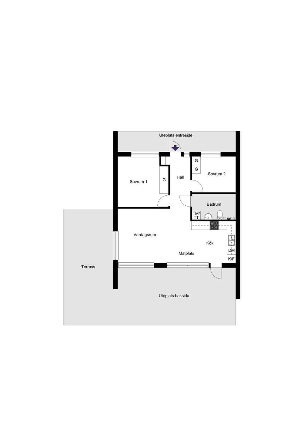 Bostadsrätt, Kummelnäsvägen 4B, Kummelnäs, Nacka