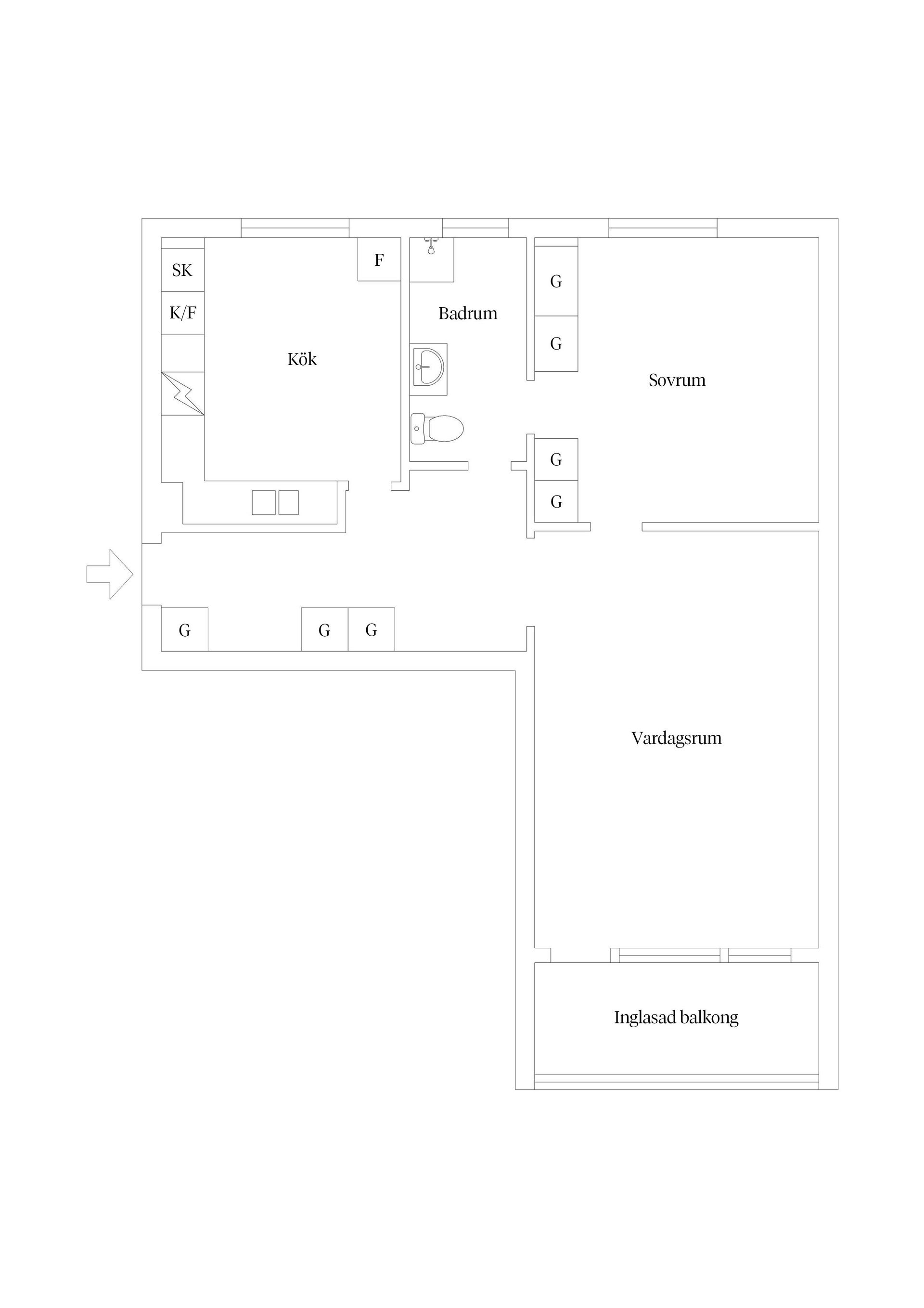 Bostadsrätt, Sagovägen 21, Berga, Kalmar