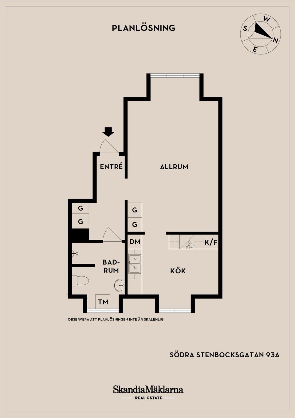 Bostadsrätt, Södra Stenbocksgatan 93A, Olympia, Helsingborg