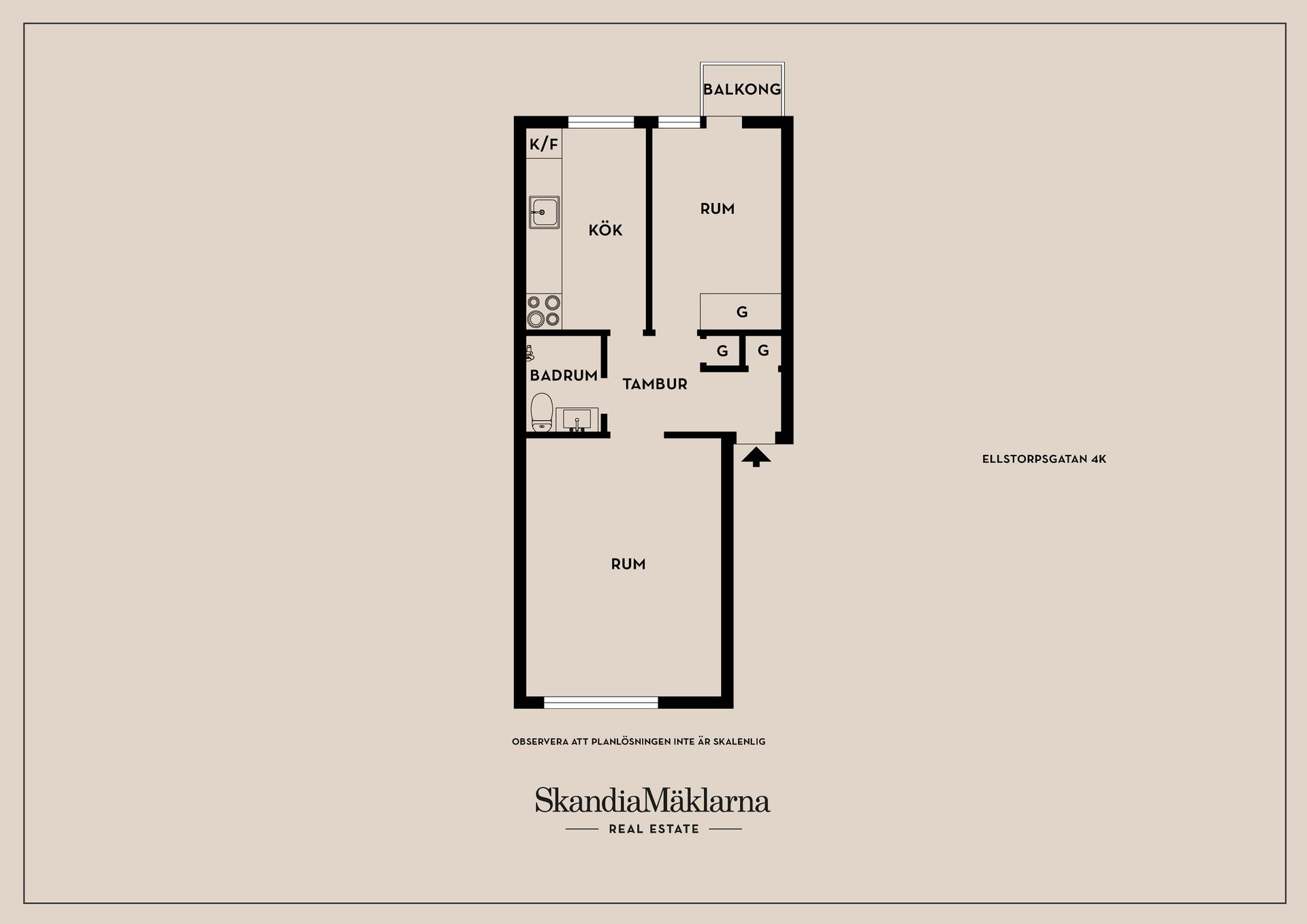 Bostadsrätt, Ellstorpsgatan 4K, Ellstorp, Malmö