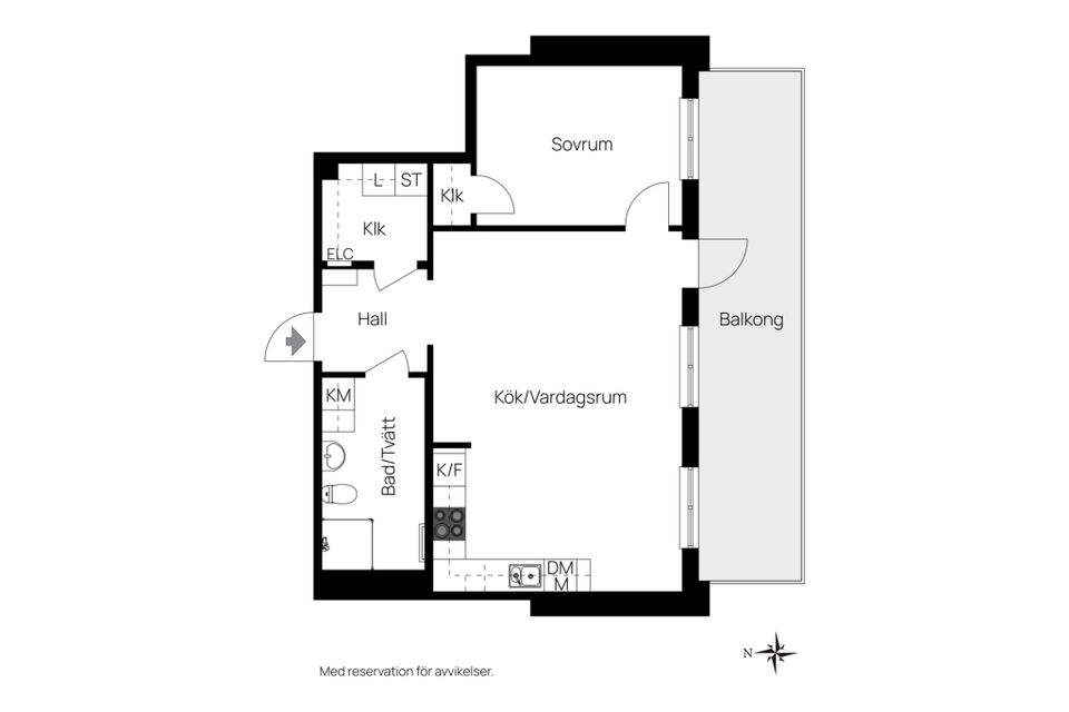Bostadsrätt, Cv-Gatan 105, Slussen, Örebro