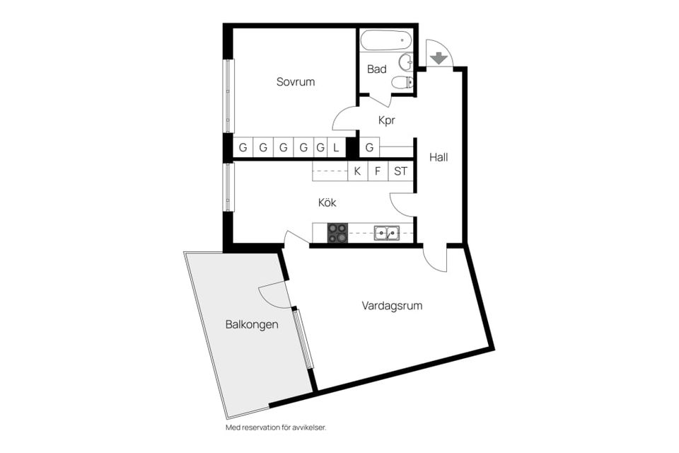 Bostadsrätt, Klippgatan 24, Skönsberg, Sundsvall