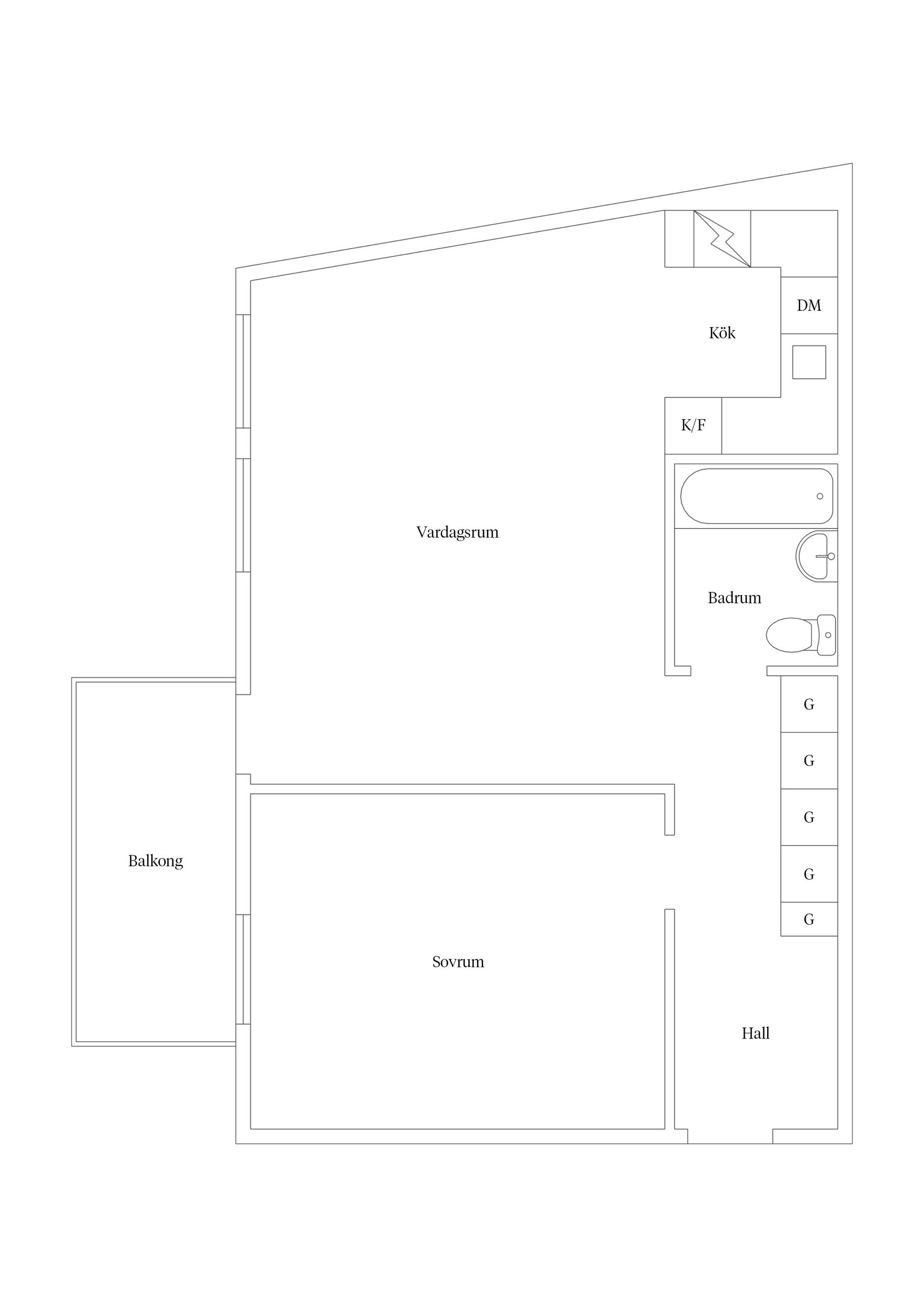 Bostadsrätt, S:t Olofsgatan 28C, Centrum Uppsala, Uppsala