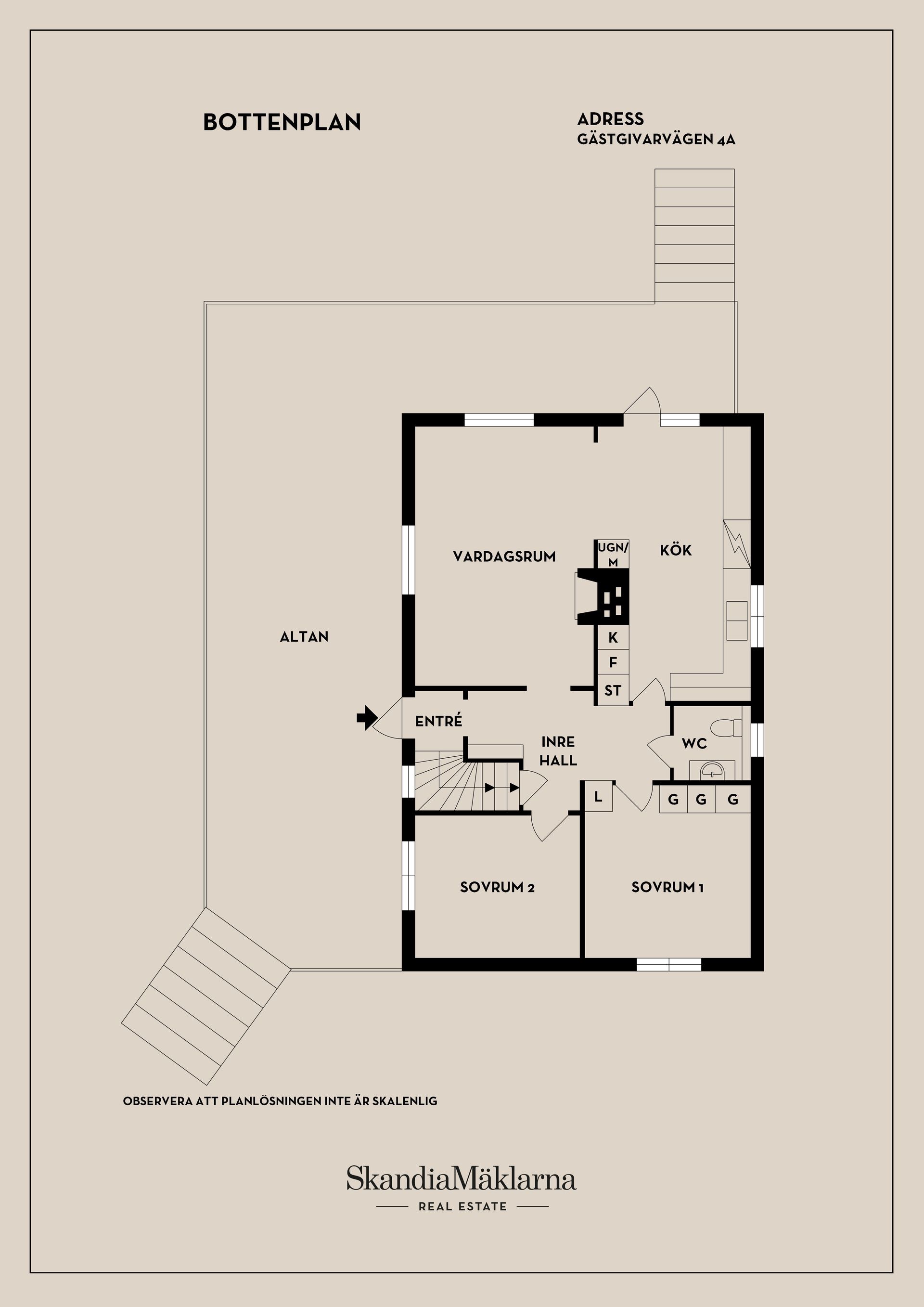 Villa, Gästgivarvägen 4A, Annedal, Västerås