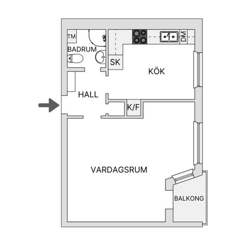 Bostadsrätt, Norra Bogesundsgatan 3B, Gräshagen, Jönköping