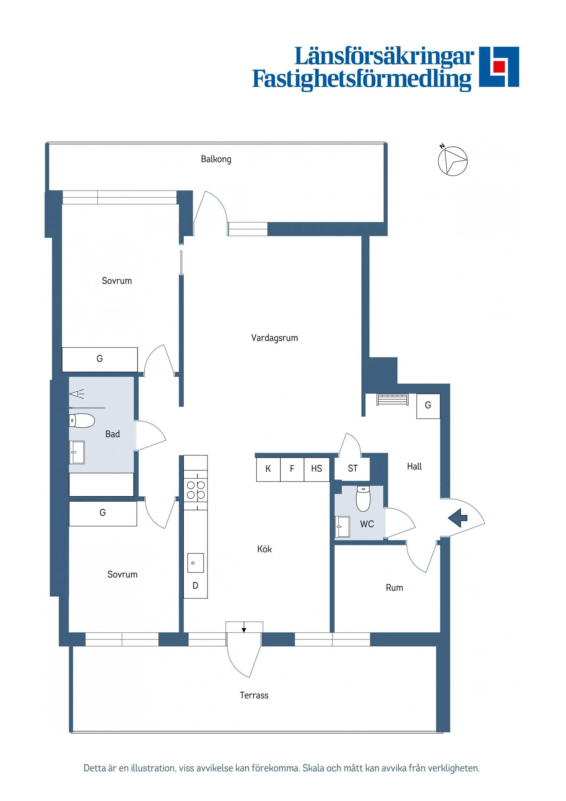 Bostadsrätt, Tre kronors väg 35, Kvarnholmen, Nacka