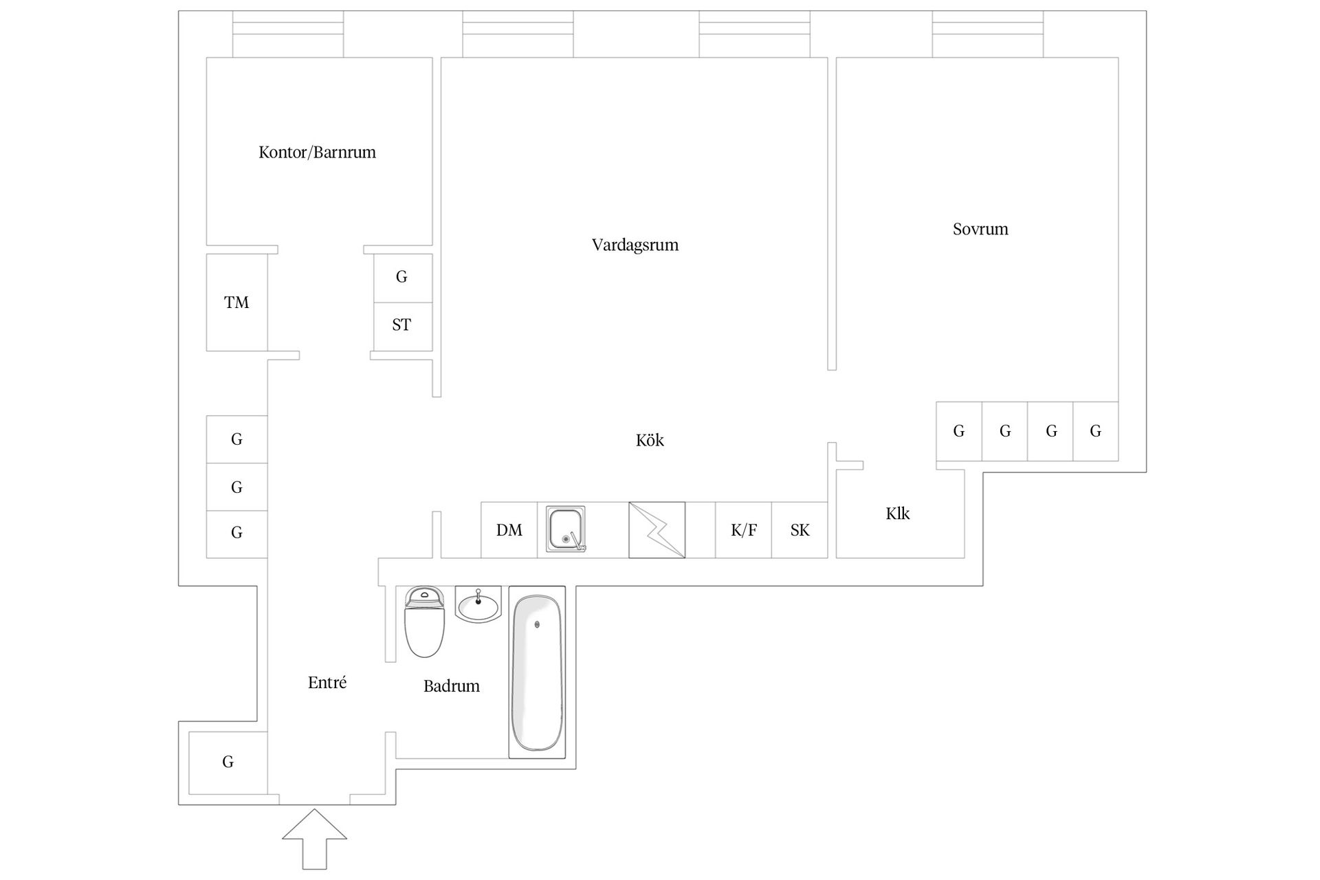 Bostadsrätt, Krukmakargatan 2, Södermalm Maria, Stockholm