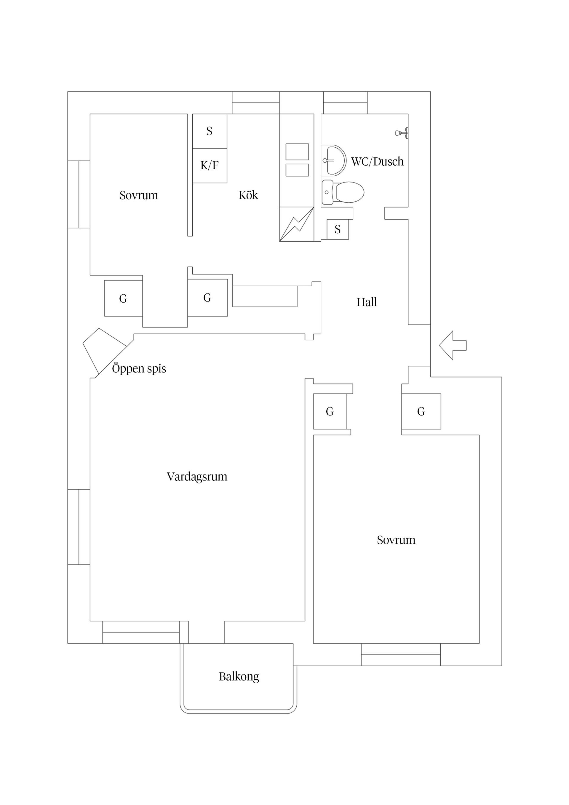 Bostadsrätt, Artillerigatan 6A, Kåbo, Uppsala