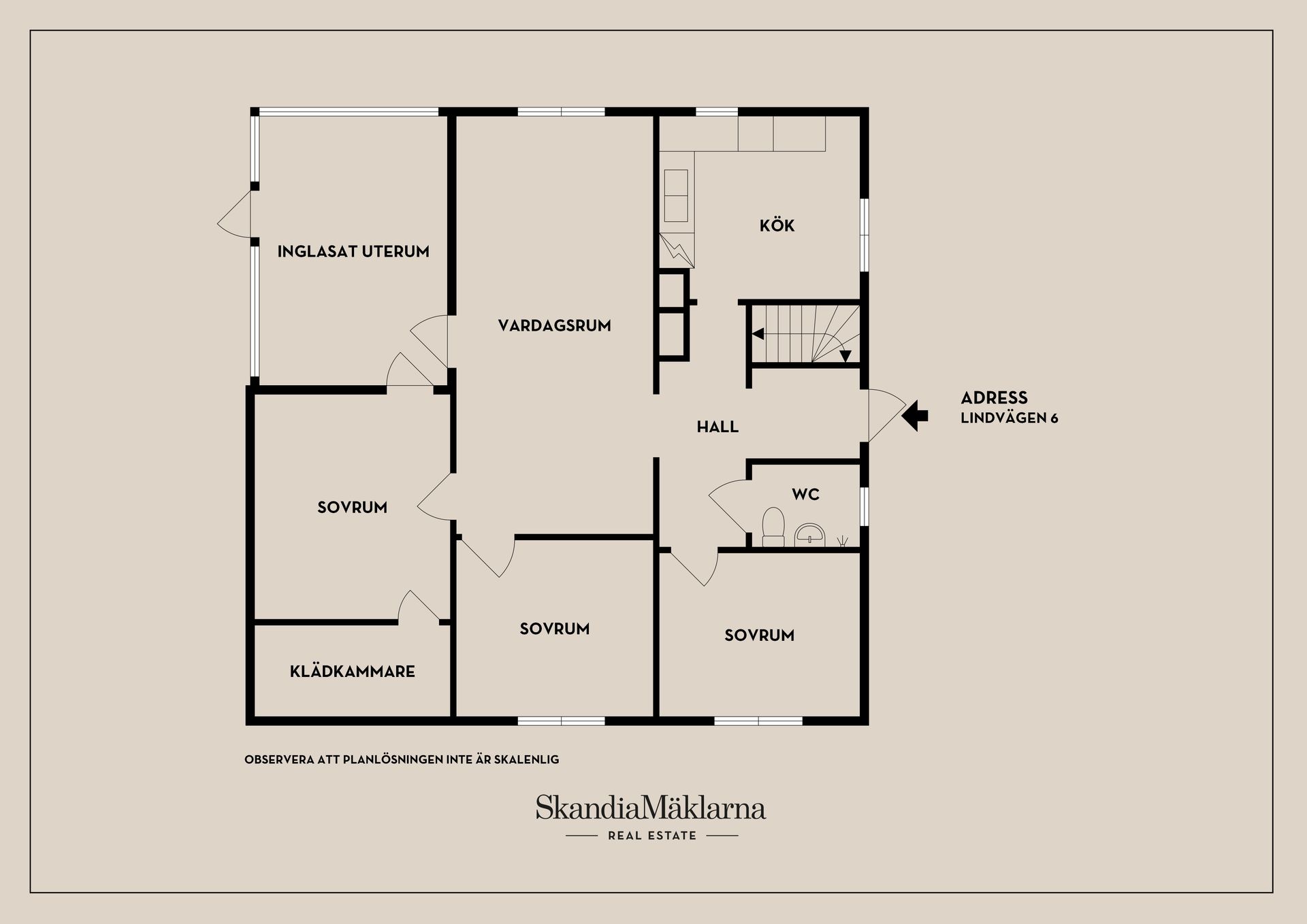 Villa, Lindvägen 6, Köping