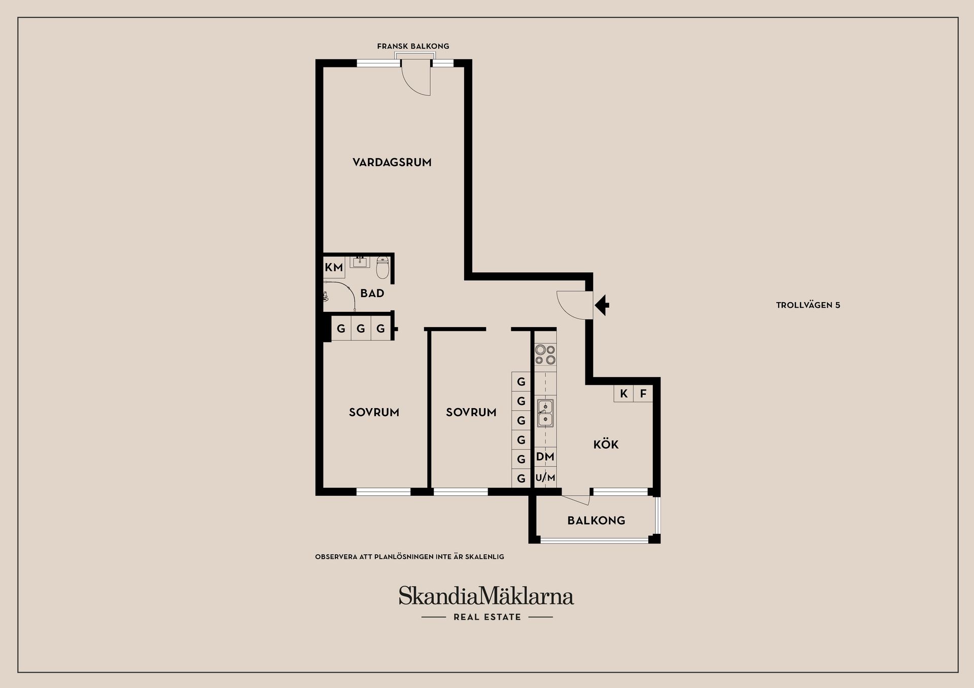 Bostadsrätt, Trollvägen 5, Kallhäll, Järfälla