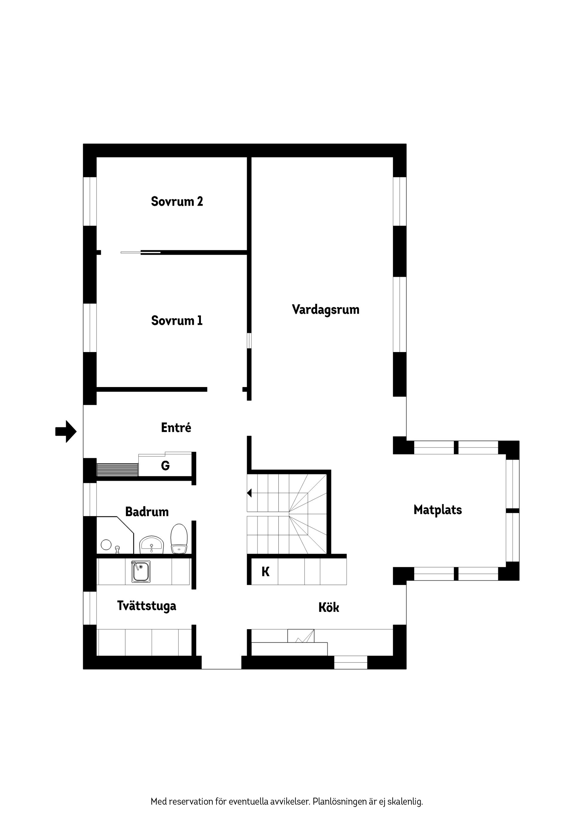 Radhus, Bergströms väg 28, Hjärup/Bergströmshusen, Staffanstorp