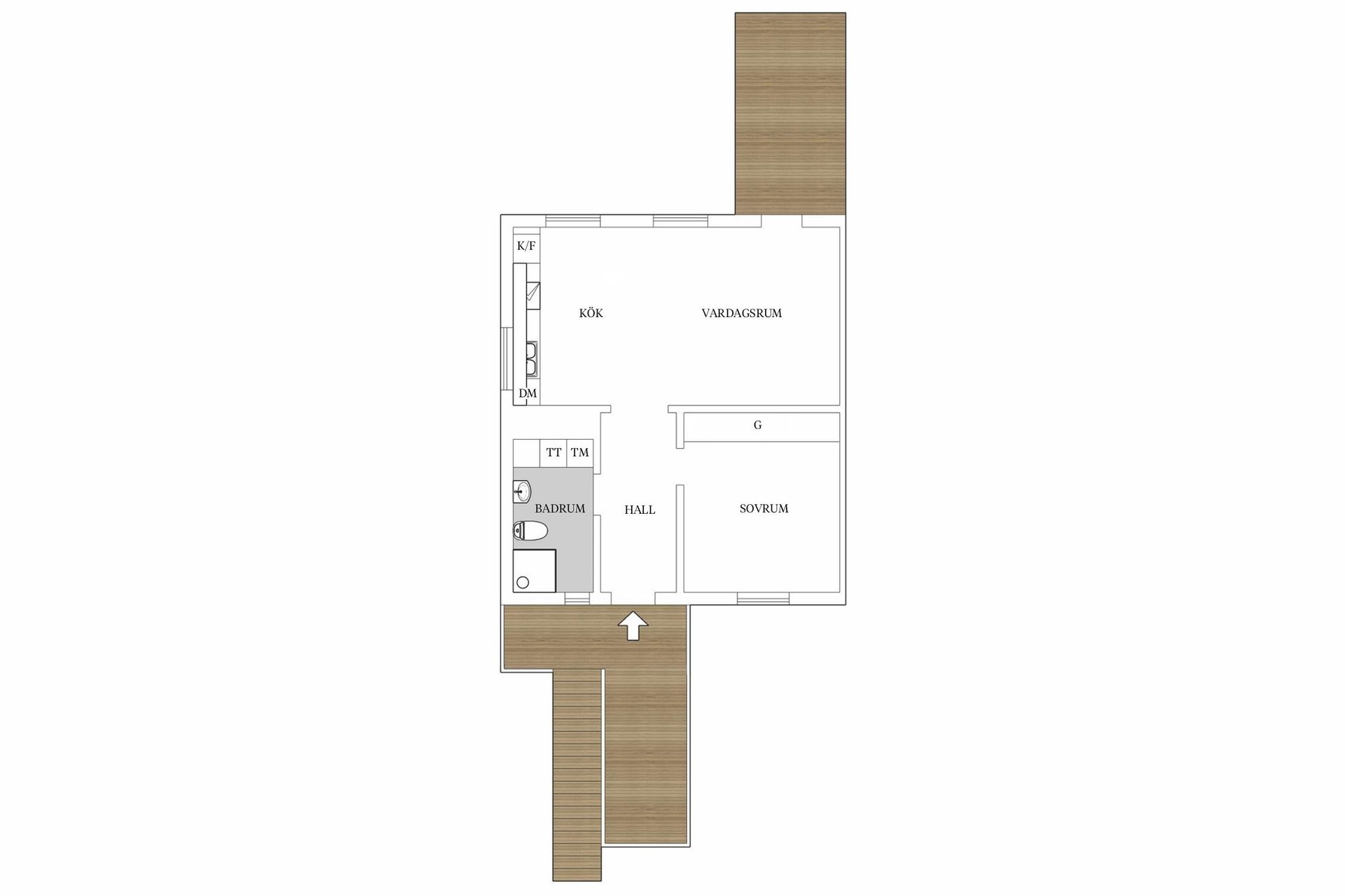 Bostadsrätt, Skidsvängen 26D, Sandsbro, Växjö
