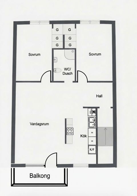 Bostadsrätt, Härnevigatan 1C, Skiljebo, Västerås