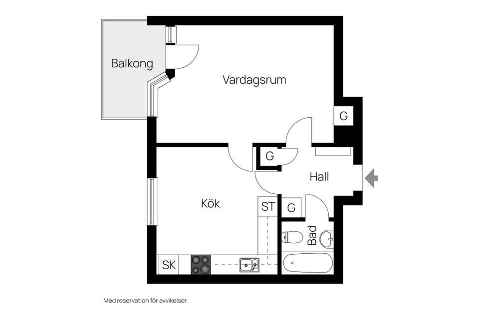 Bostadsrätt, Wetterlinsgatan 26a, Åttagård, Falköping