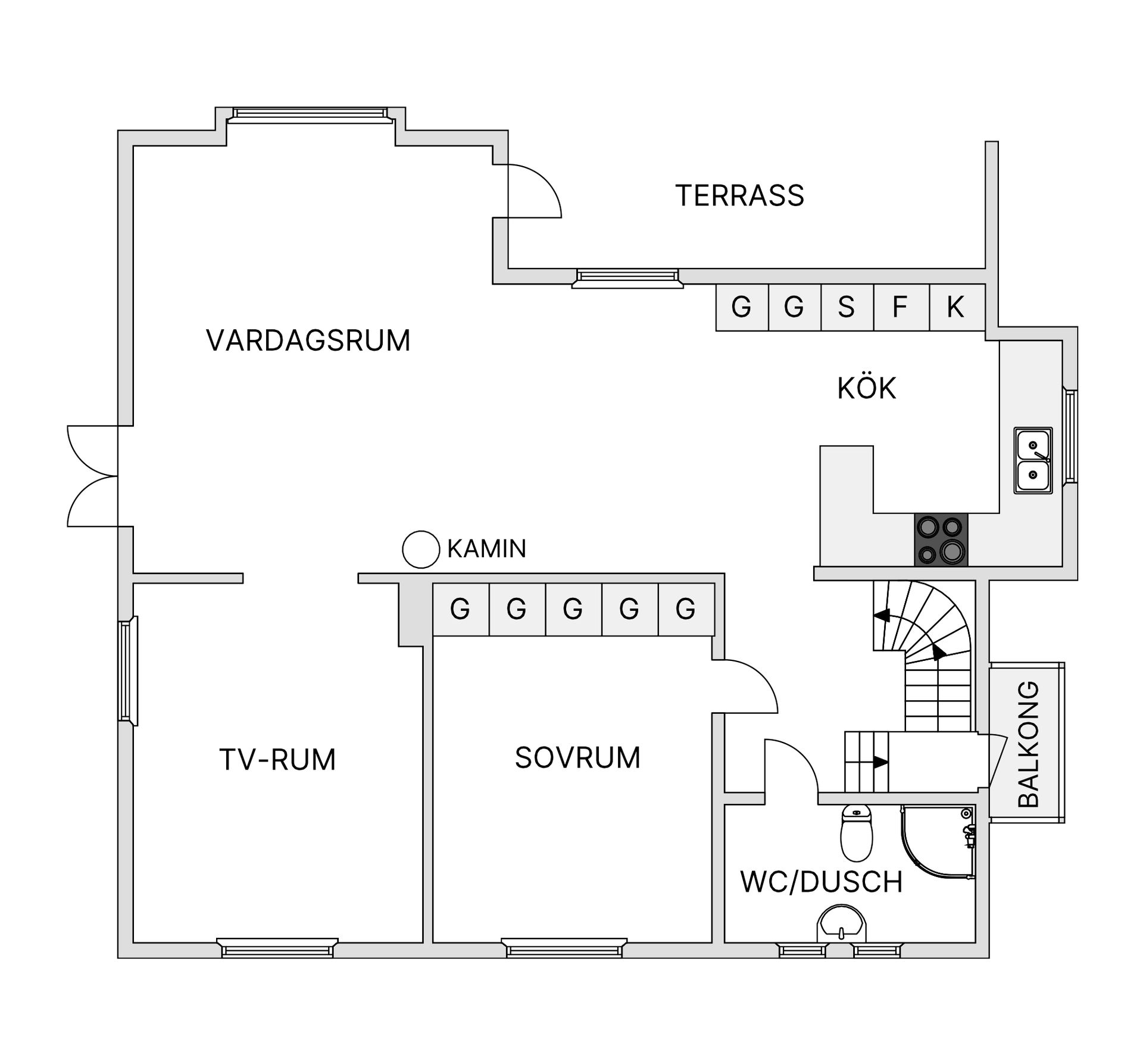 Villa, Brunnsgatan 24, Skillingaryd, Vaggeryd