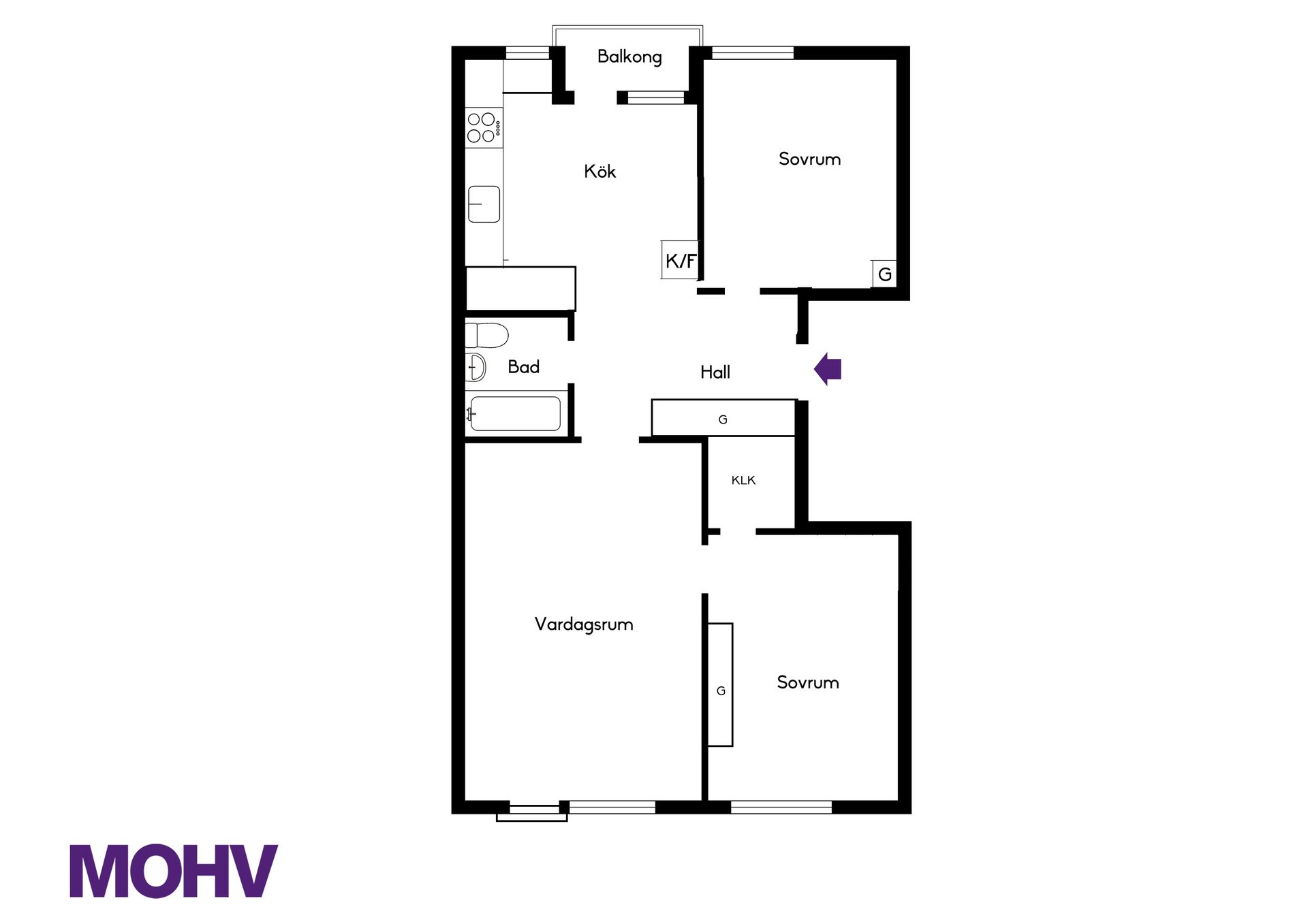 Bostadsrätt, Hackstavägen 10B, Åkersberga Centrum, Österåker