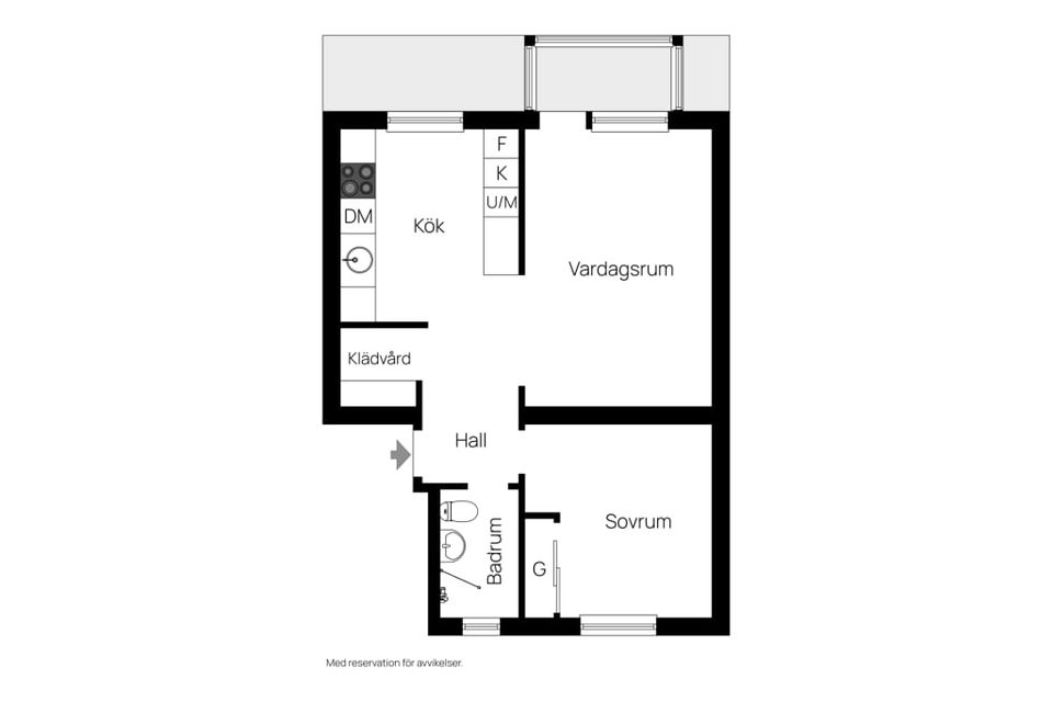 Bostadsrätt, Kolonigatan 5A, Resecentrum, Karlshamn