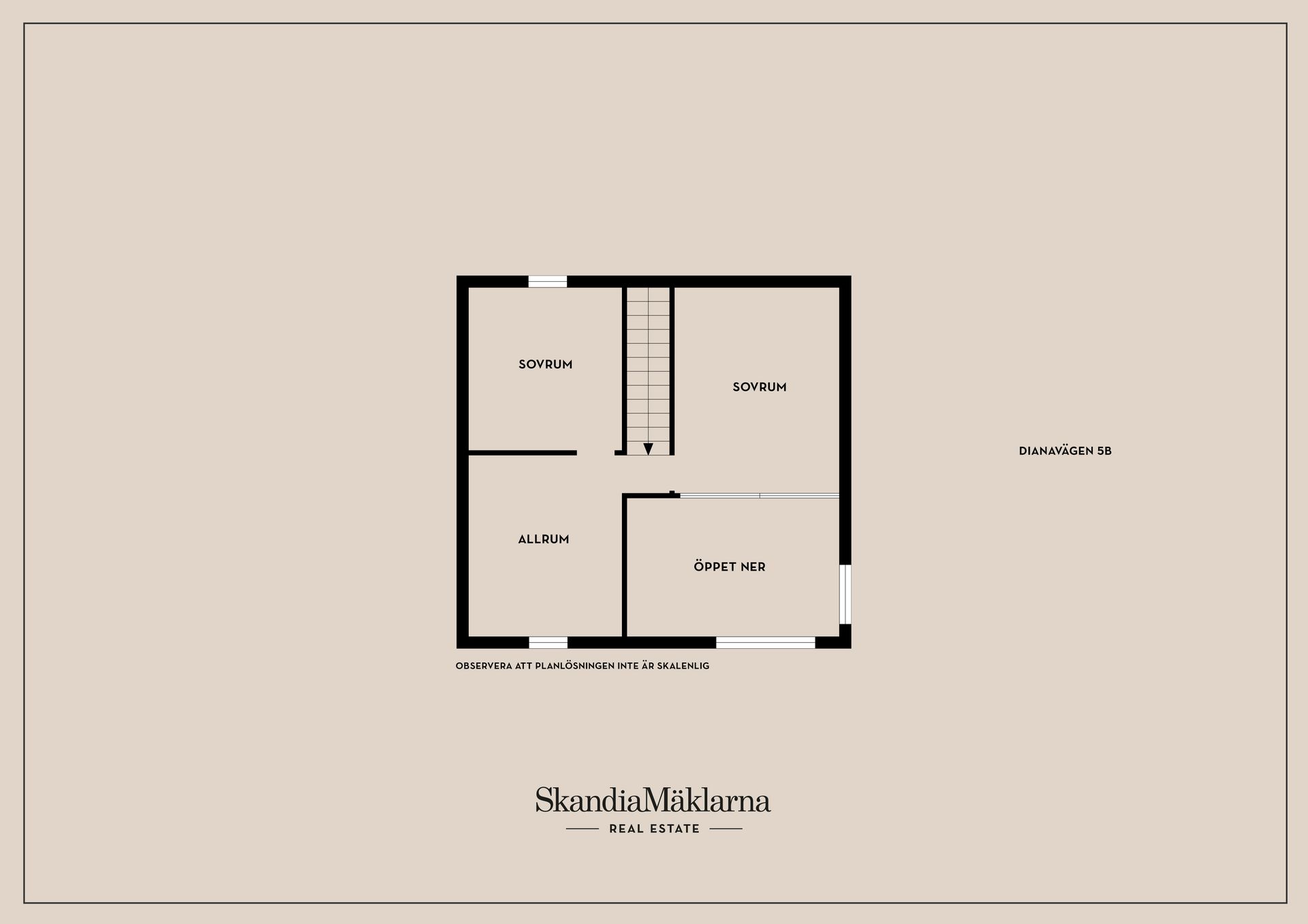 Radhus, Dianavägen 5B, Glömsta, Huddinge