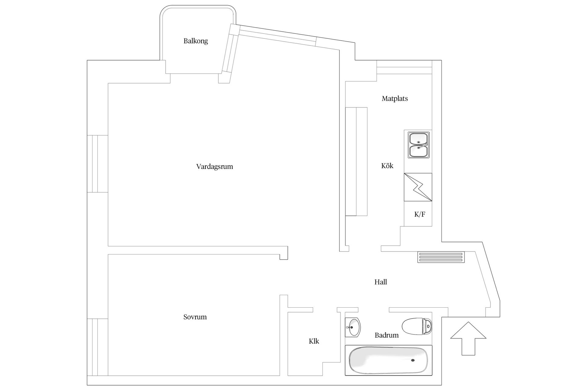 Bostadsrätt, Möregatan 10, Södermalm Katarina, Stockholm