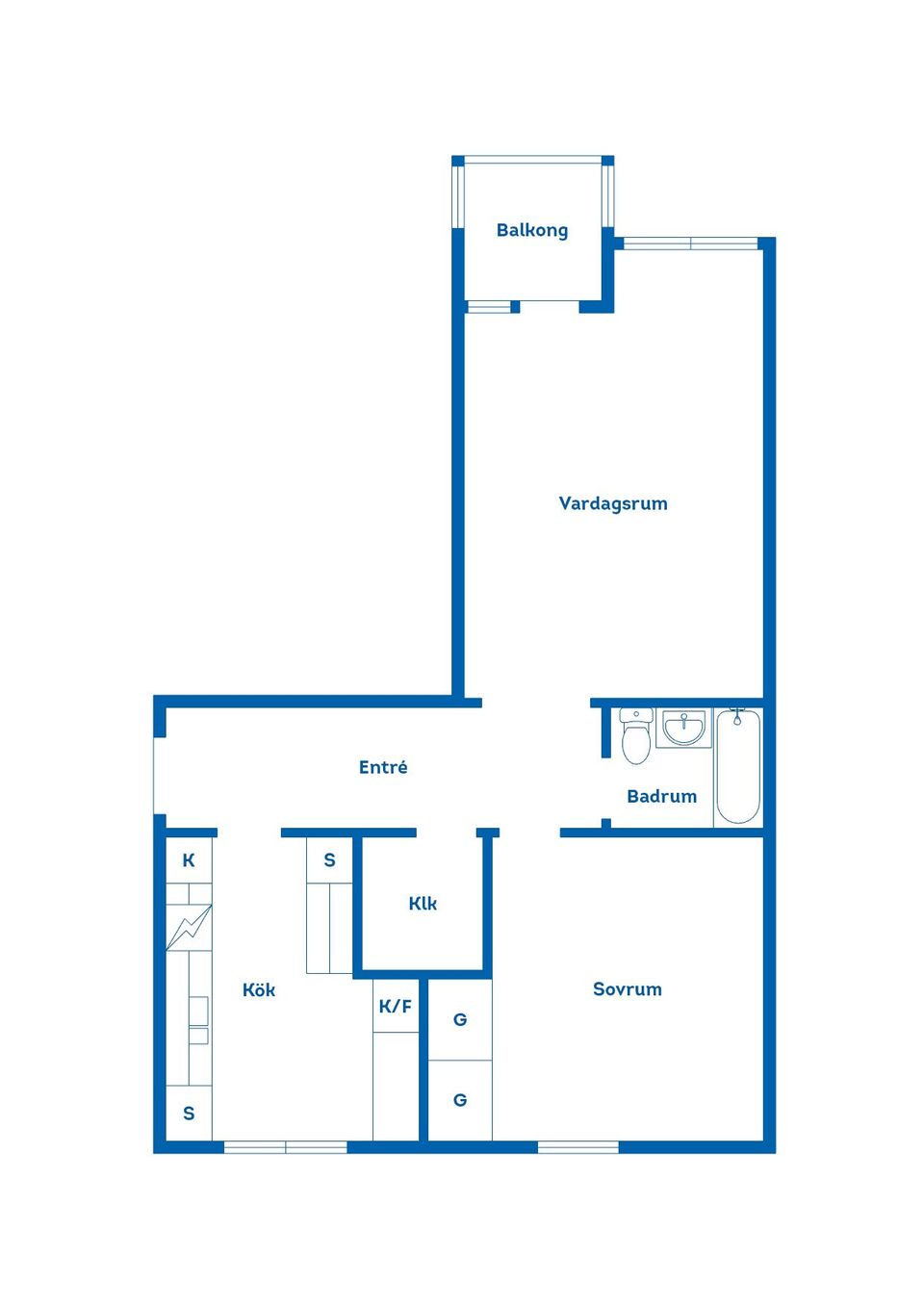 Bostadsrätt, Norra Infartsgatan 21 B, Centralt, Osby