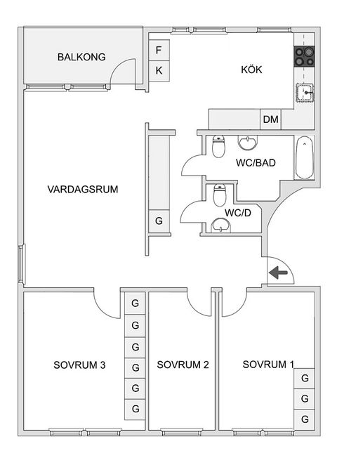 Bostadsrätt, Njupkärrsvägen 48, Tyresö Centrum/Bergfoten, Tyresö