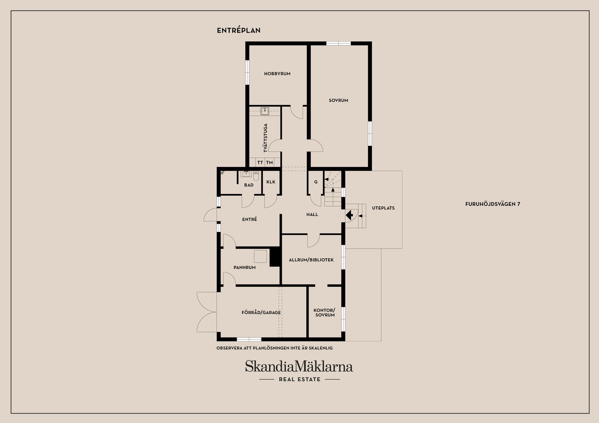 Villa, Furuhöjdsvägen 7, Fullersta, Huddinge