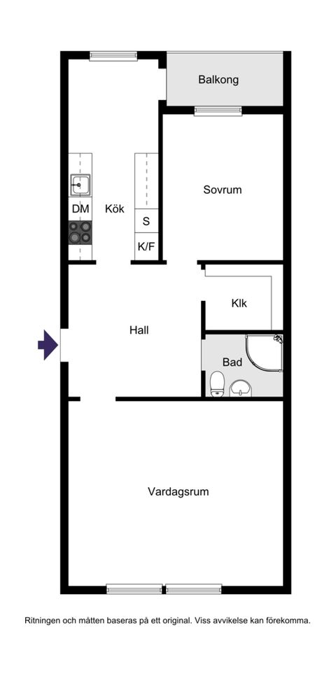Bostadsrätt, Norrtäljegatan 6C, Fålhagen, Uppsala