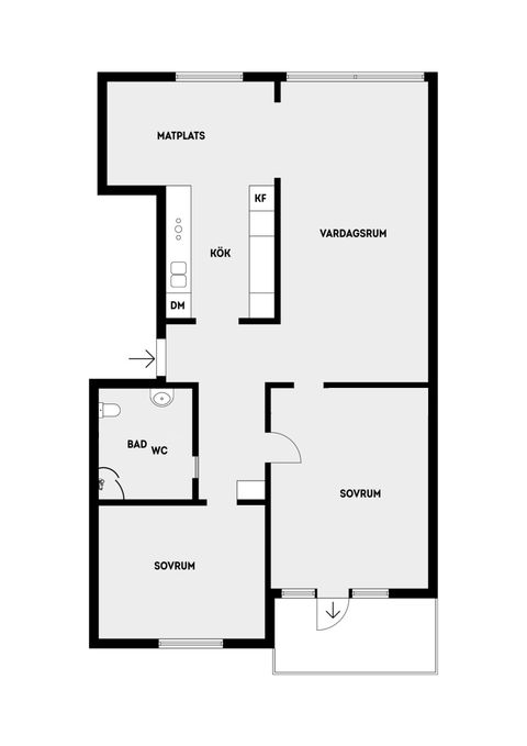 Bostadsrätt, Åkerbyvägen 222, Täby Centrum, Täby