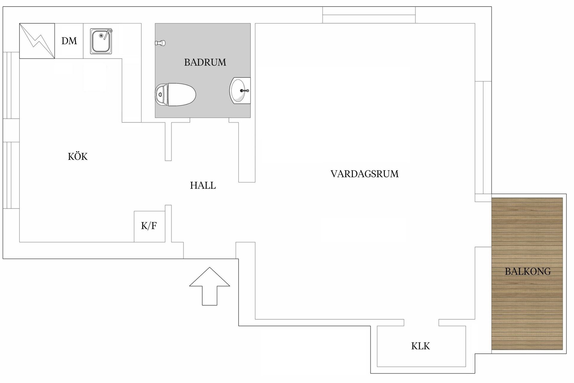 Bostadsrätt, Kalmgatan 9, 3tr, Hammarbyhöjden, Stockholm