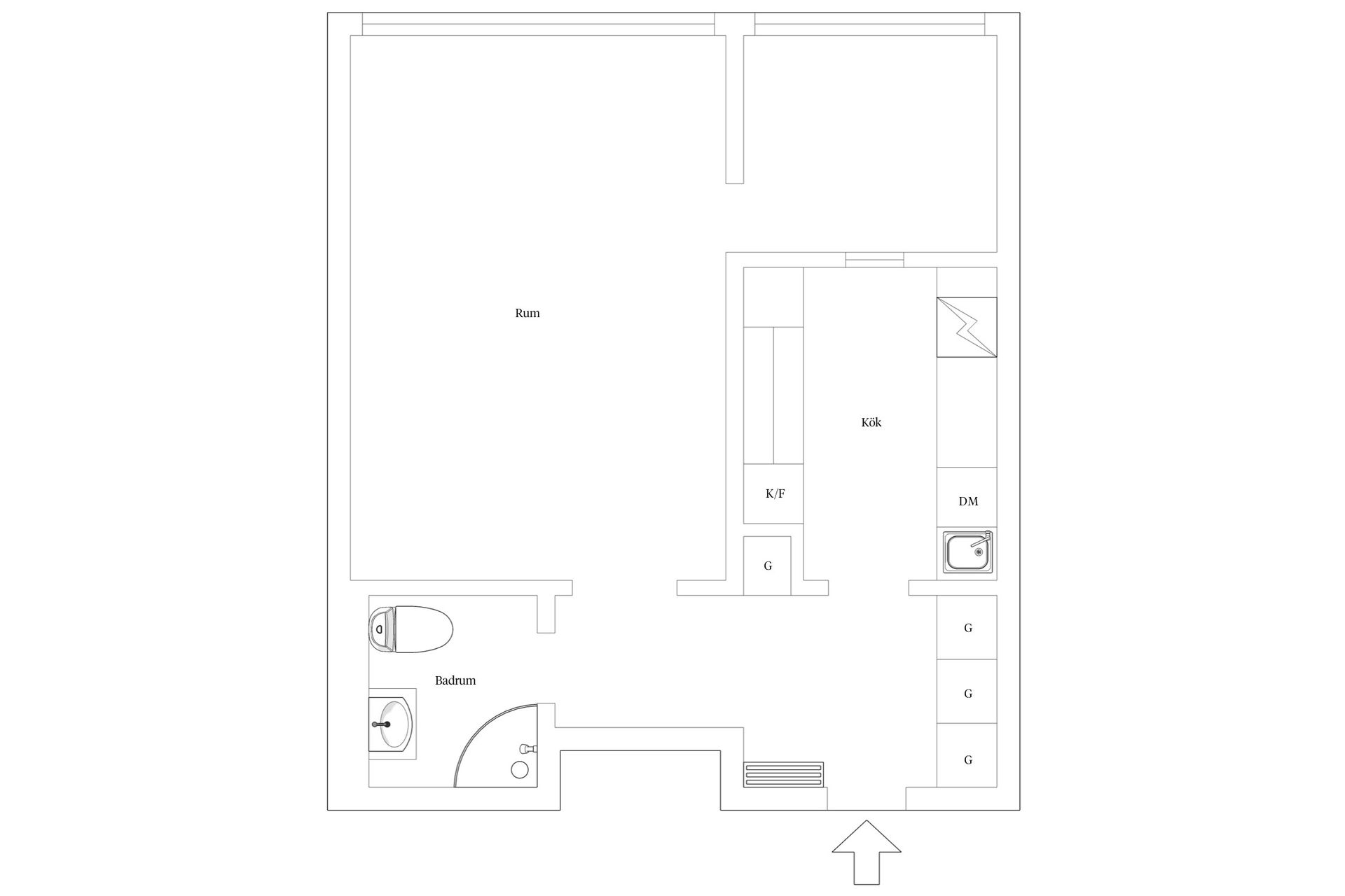 Bostadsrätt, Vintervägen 5A, Centrum, Växjö