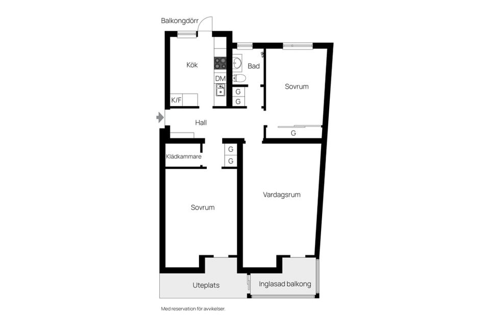 Bostadsrätt, Kungsvägen 20, Haga - norrliden, Sundsvall