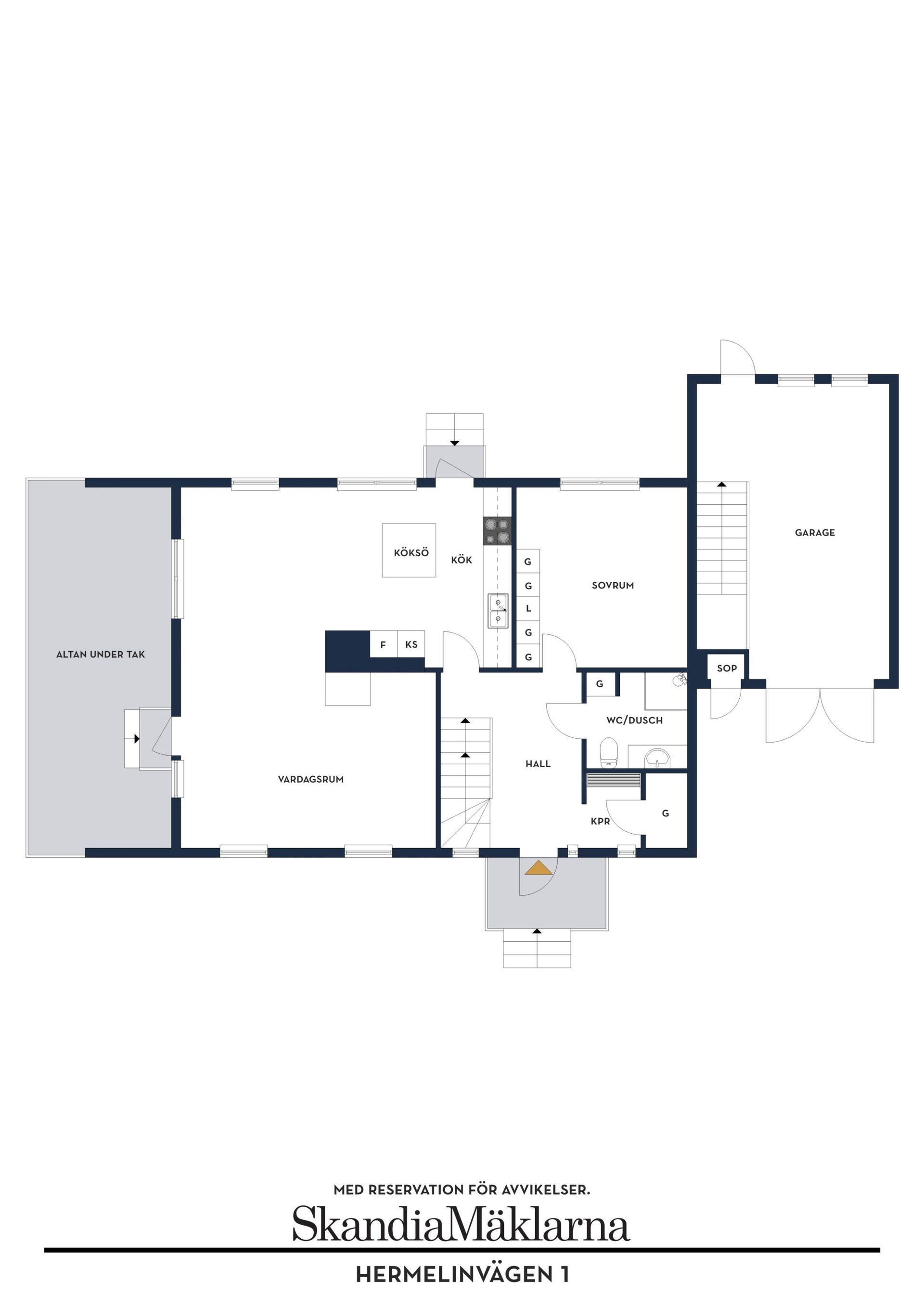 Villa, Hermelinvägen 1, Gustavsberg-Björnkärret, Värmdö